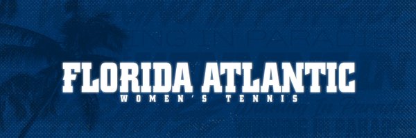 No. 73 Florida Atlantic Women's Tennis Profile Banner
