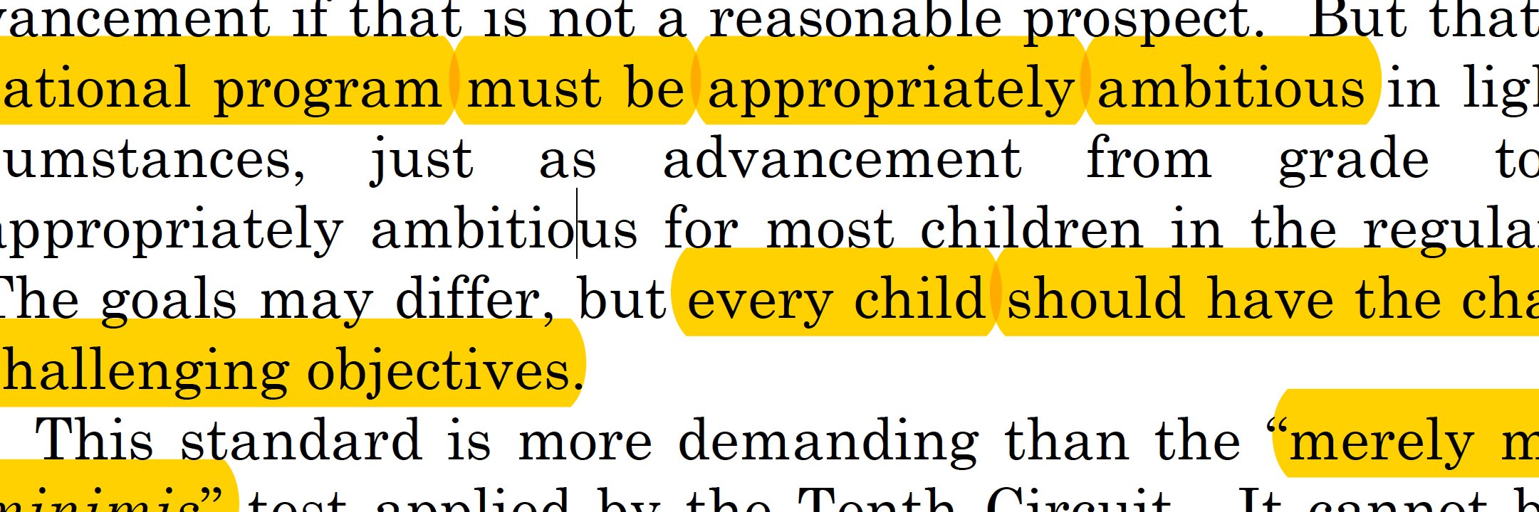 Counsel for Special Needs banner