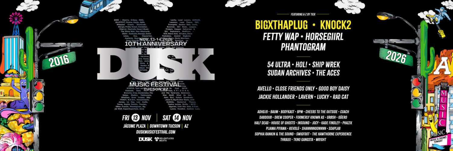 DUSK Music Festival banner