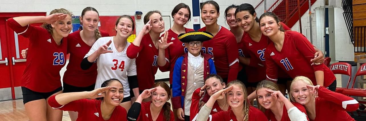 Lafayette Volleyball banner