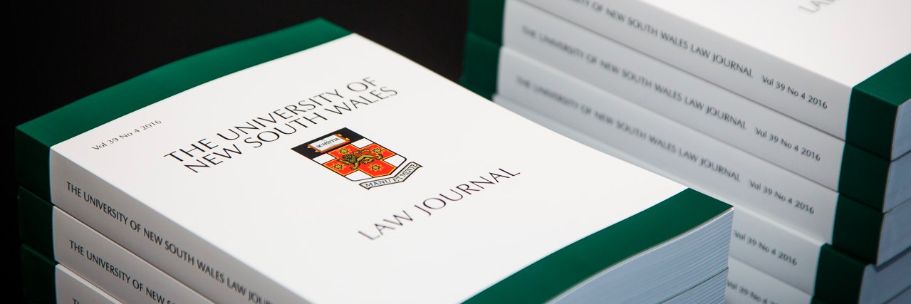 UNSW Law Journal banner