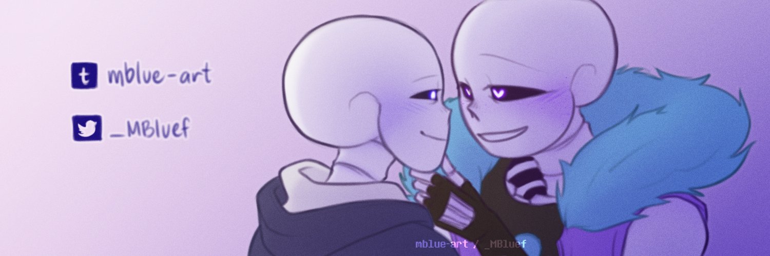 MBlue (open for ☕ doodles!) 💜💙 banner