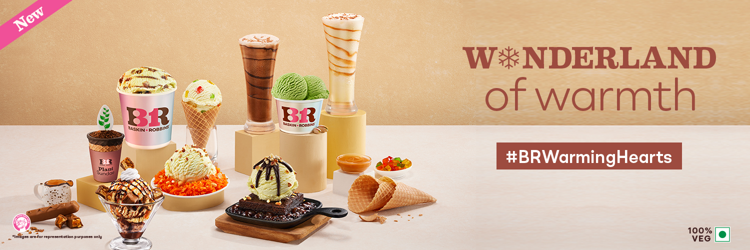 Baskin Robbins India banner
