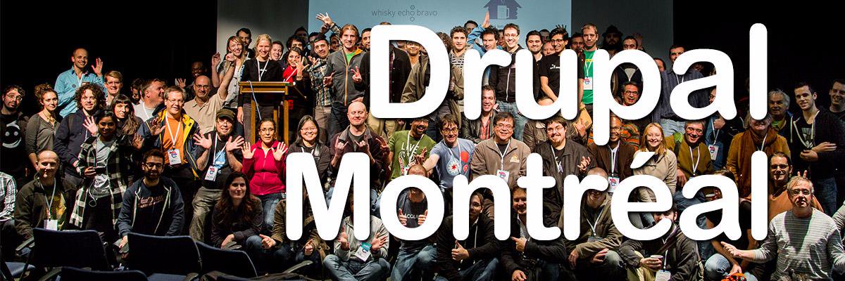 Drupal Montreal banner