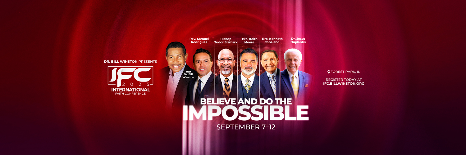 2025 International Faith Conference banner