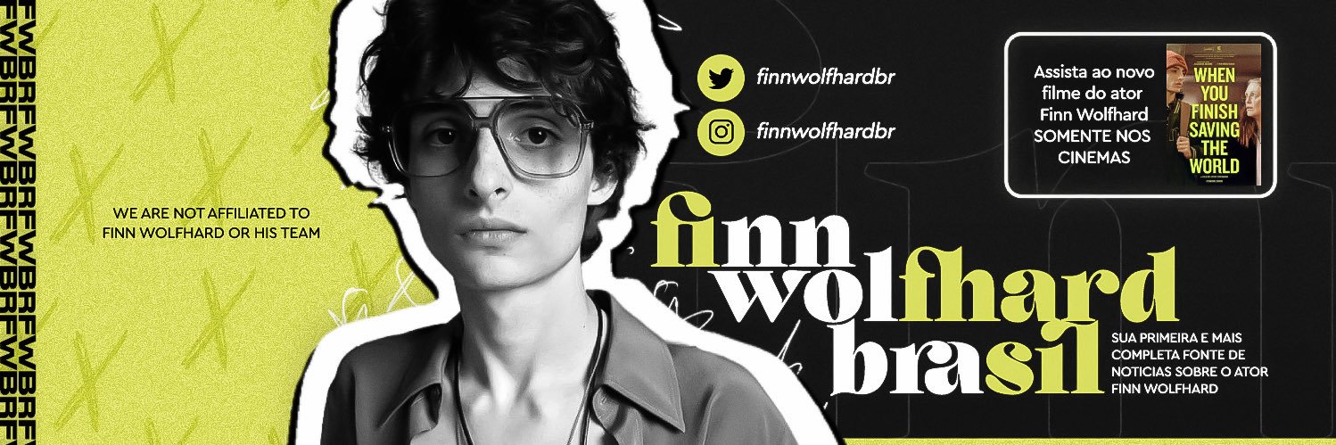 Finn Wolfhard Brasil banner