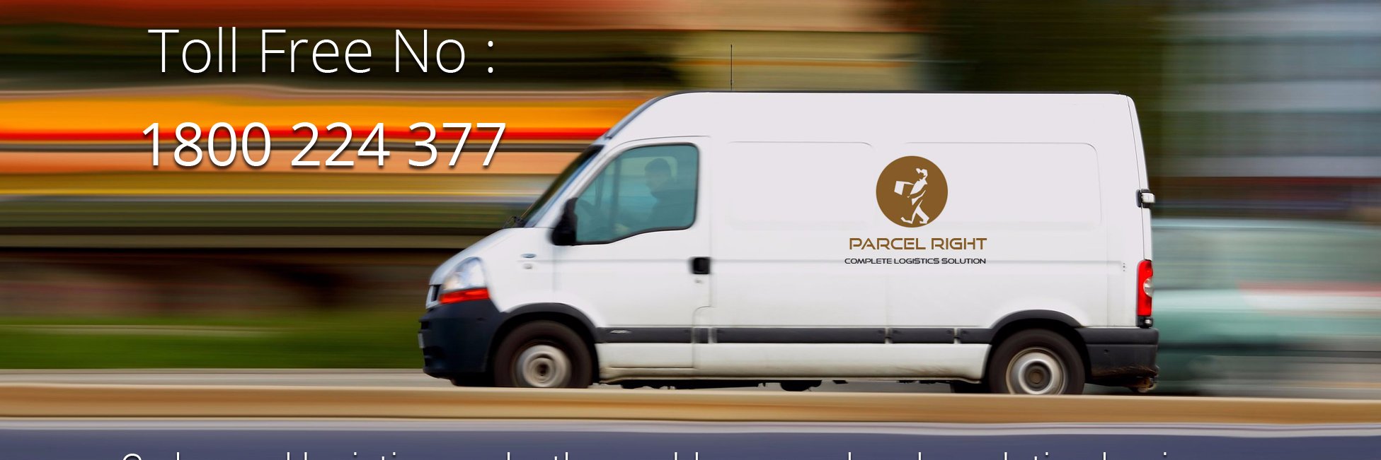 Parcelright Logistic banner