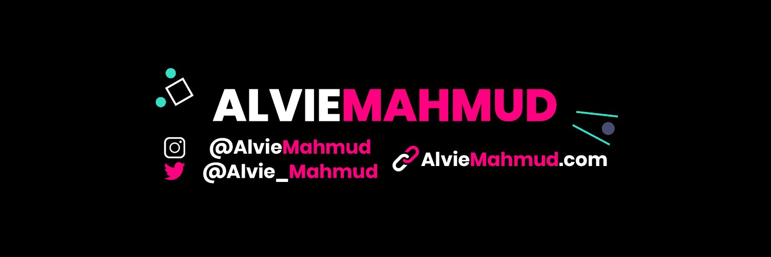 Alvie Mahmud's banner