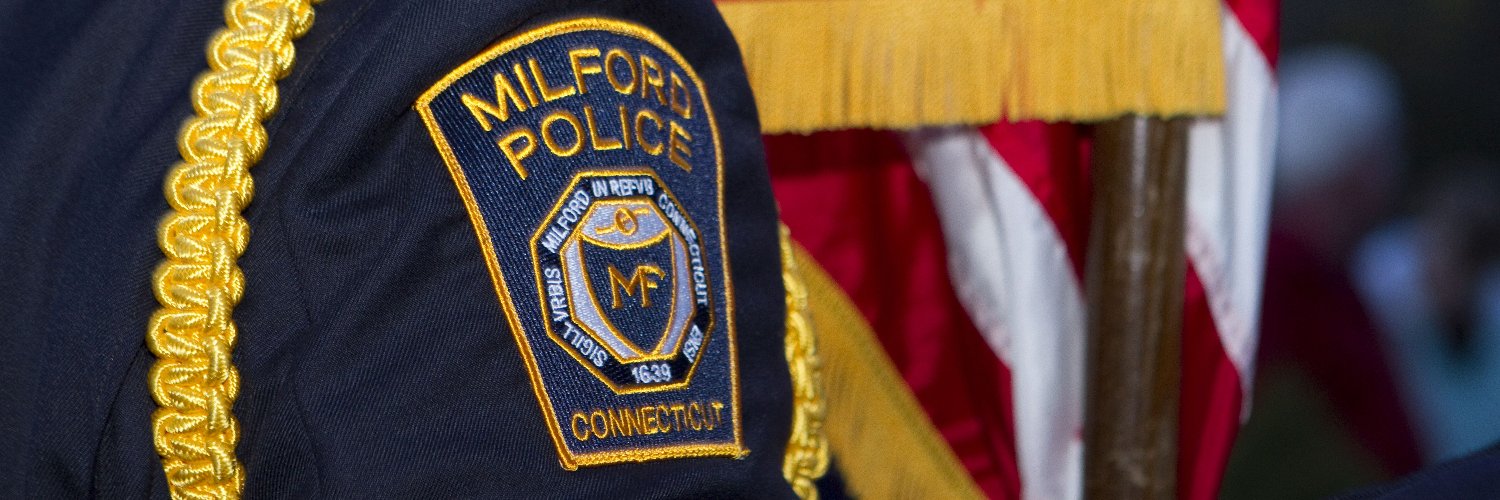 Milford CT PD banner