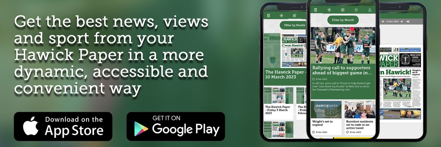 The Hawick Paper banner