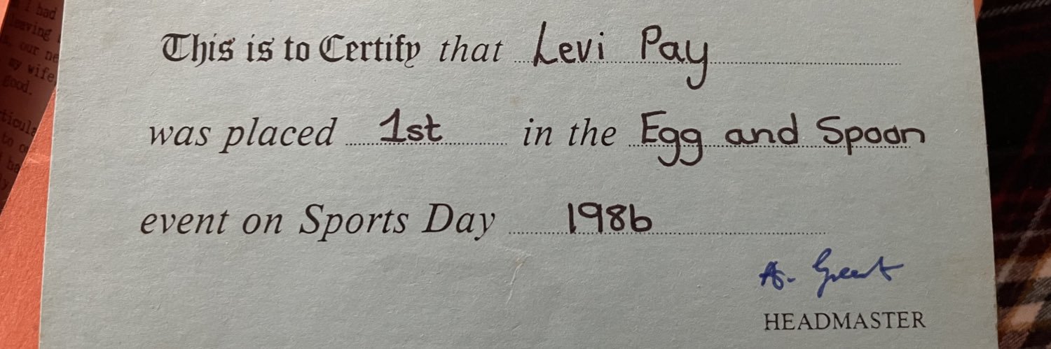 Levi Pay's banner