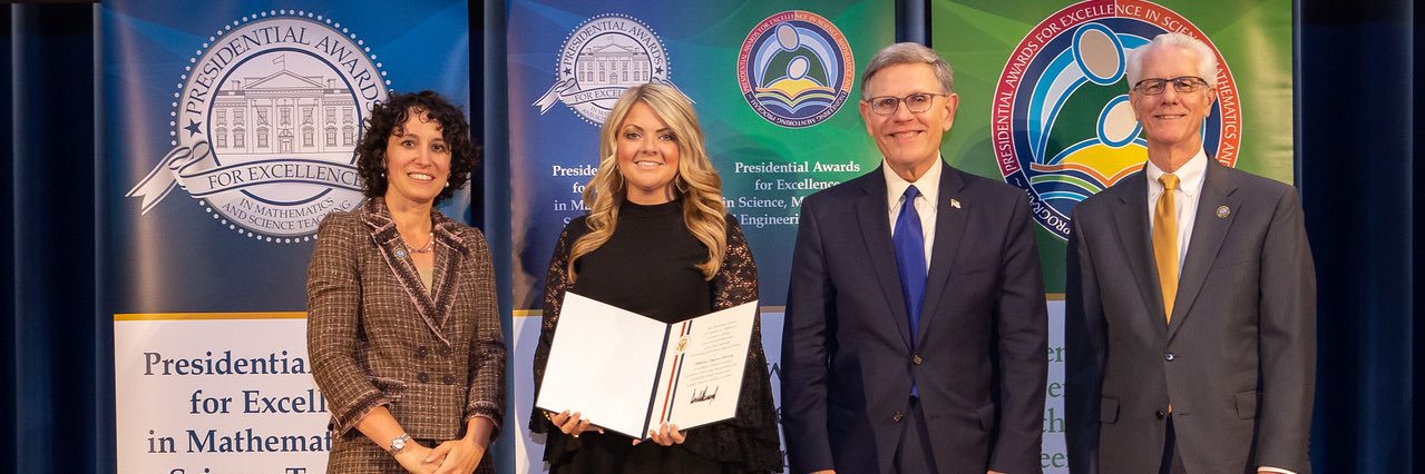 Melanie Ramey, Ed.S., PAEMST banner