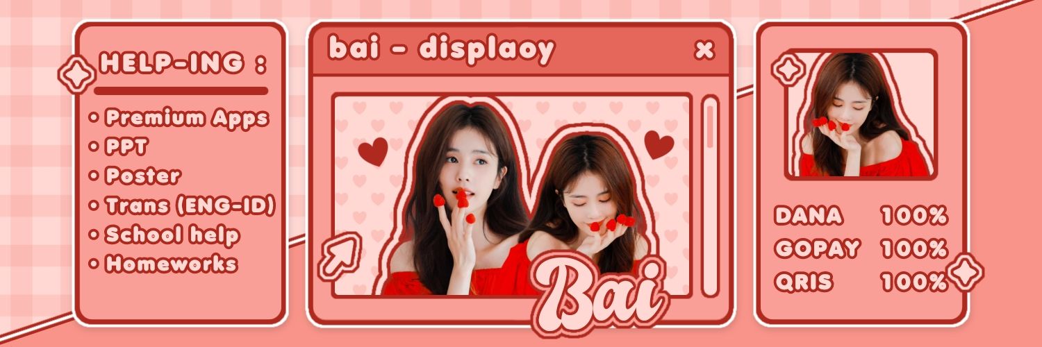 𝓑𝓪𝓲 💌 𝐖𝐀 (𝐟𝐚𝐬𝐭𝐫𝐞𝐬)/@ 𝐚𝐟𝐭𝐞𝐫 𝐃𝐌 banner