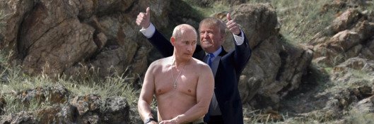 Putin's Puppet banner