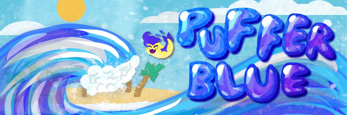 PufferBlue| PufferFish Vtuber 🐡🌊's banner