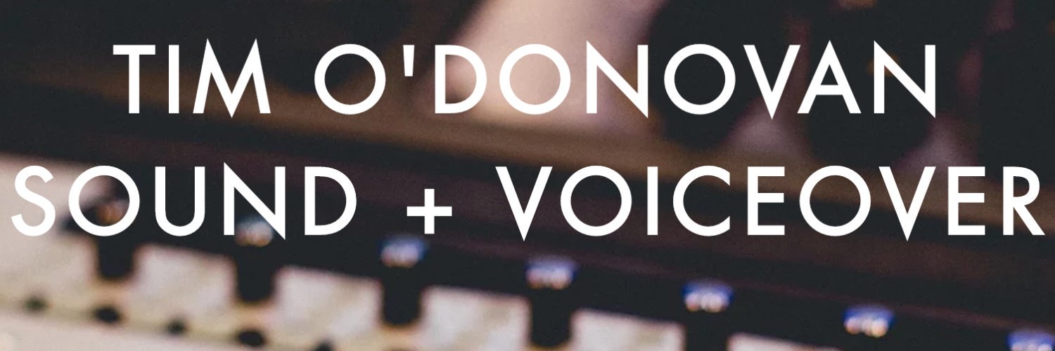 Tim O'Donovan Sound + VO banner