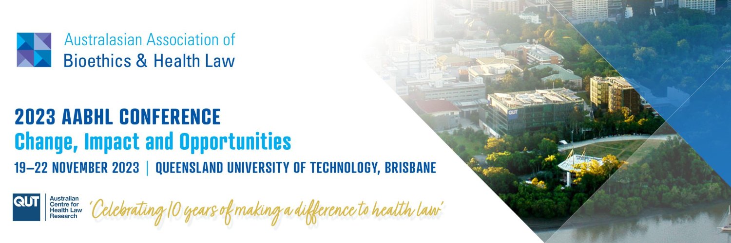 Australasian Association of Bioethics & Health Law banner