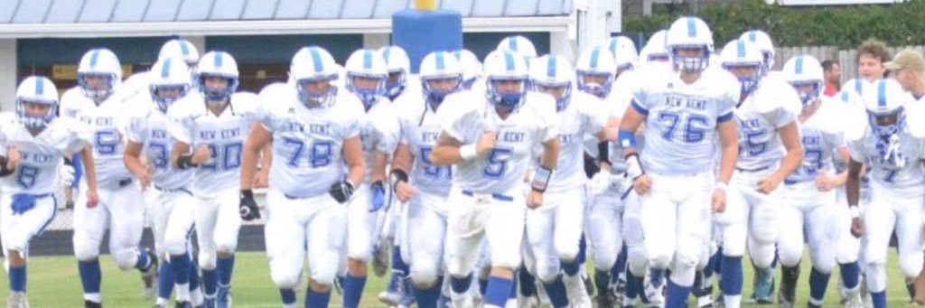 New Kent HS Football banner