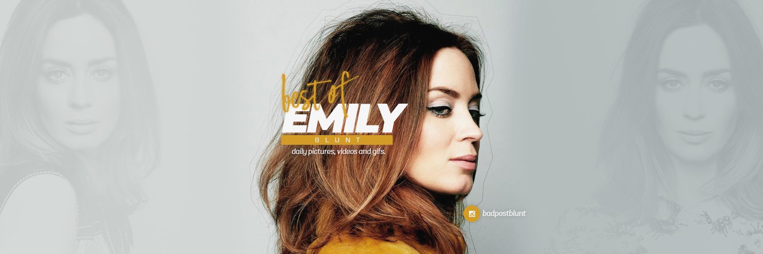 best of emily blunt banner
