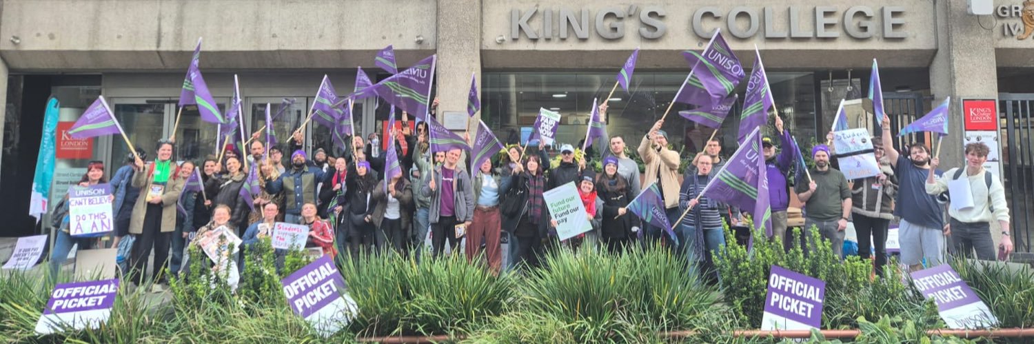 KCL UNISON banner