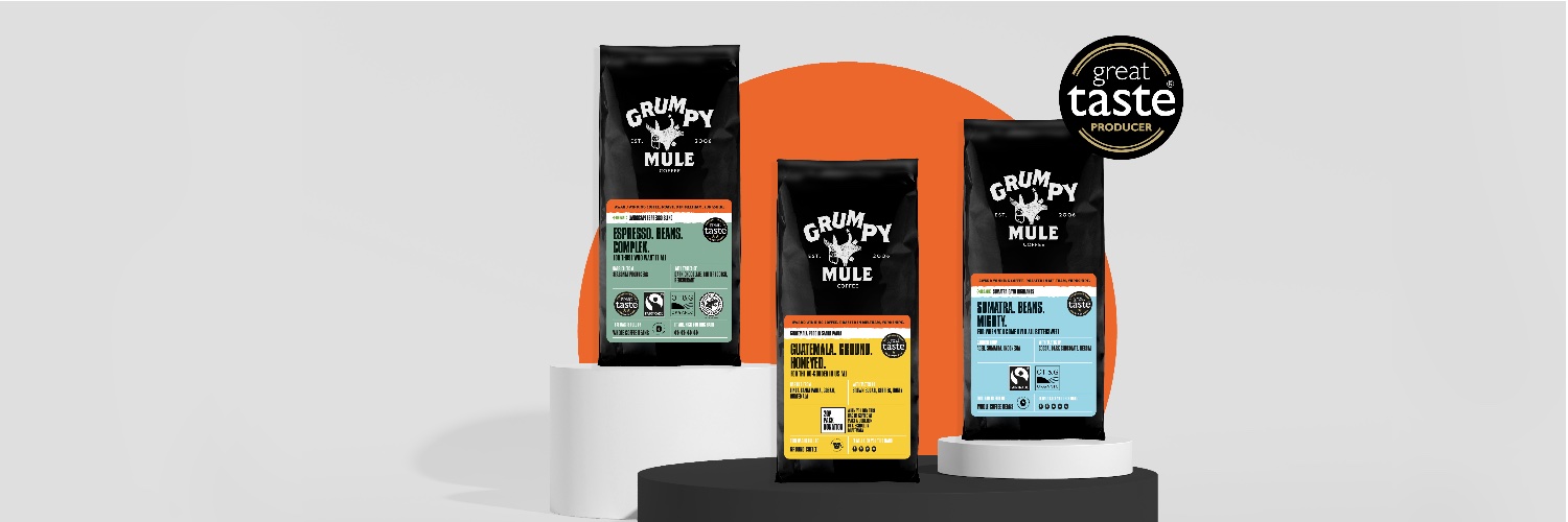 Grumpy Mule Speciality Coffee banner