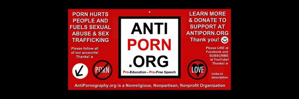 AntiPornography Profile Banner