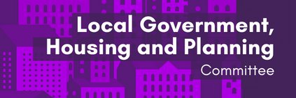 Local Government, Housing and Planning Committee banner