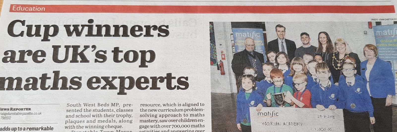 Hadrian Academy banner