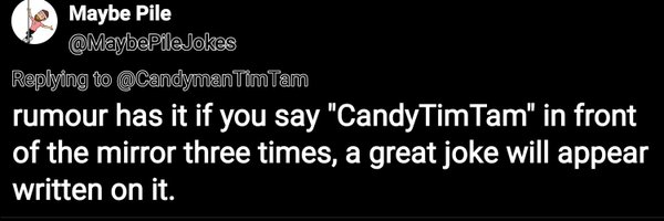 CandymanTimTam Profile Banner