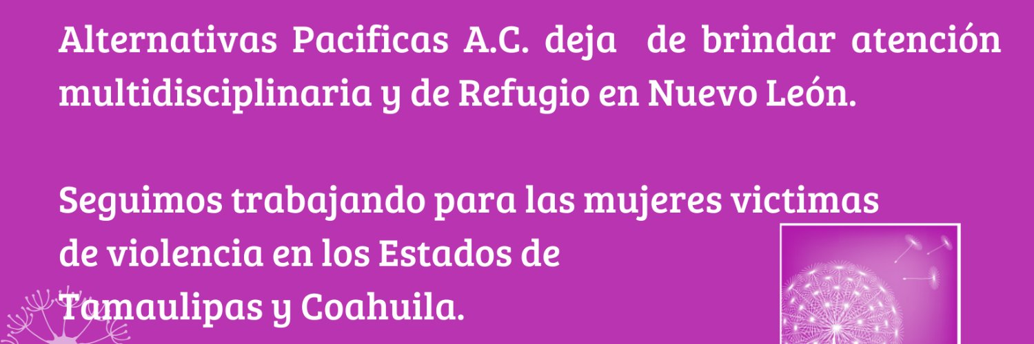Alternativas Pacíficas A.C. banner