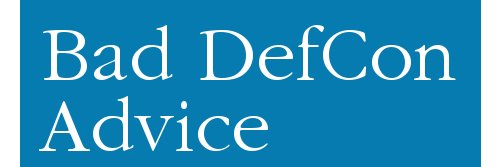 Bad DC Advice banner