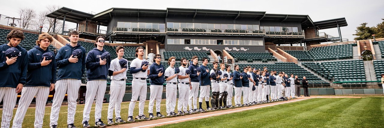 Rivier U. Baseball banner