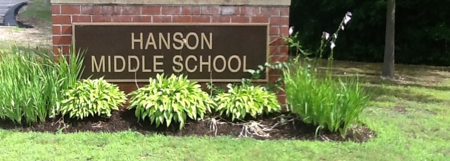 Hanson Middle School banner