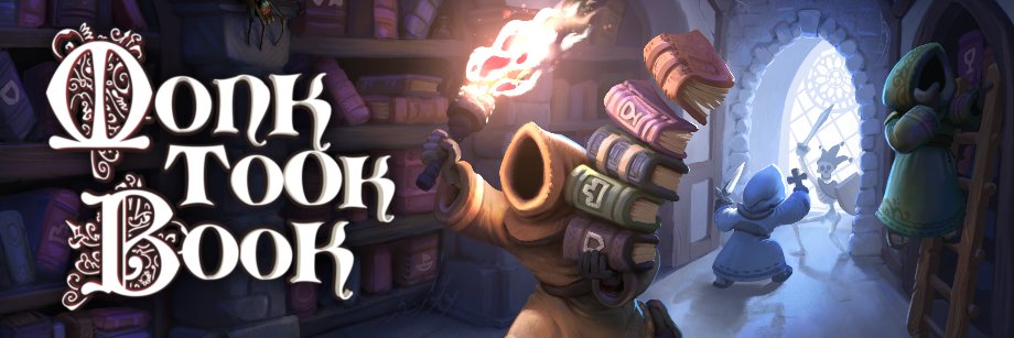 Monk Took Book 🎮DEMO ON STEAM banner
