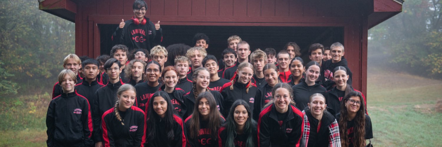 Lawrence High XC banner