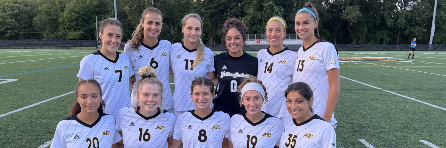 AIC Women's Soccer banner