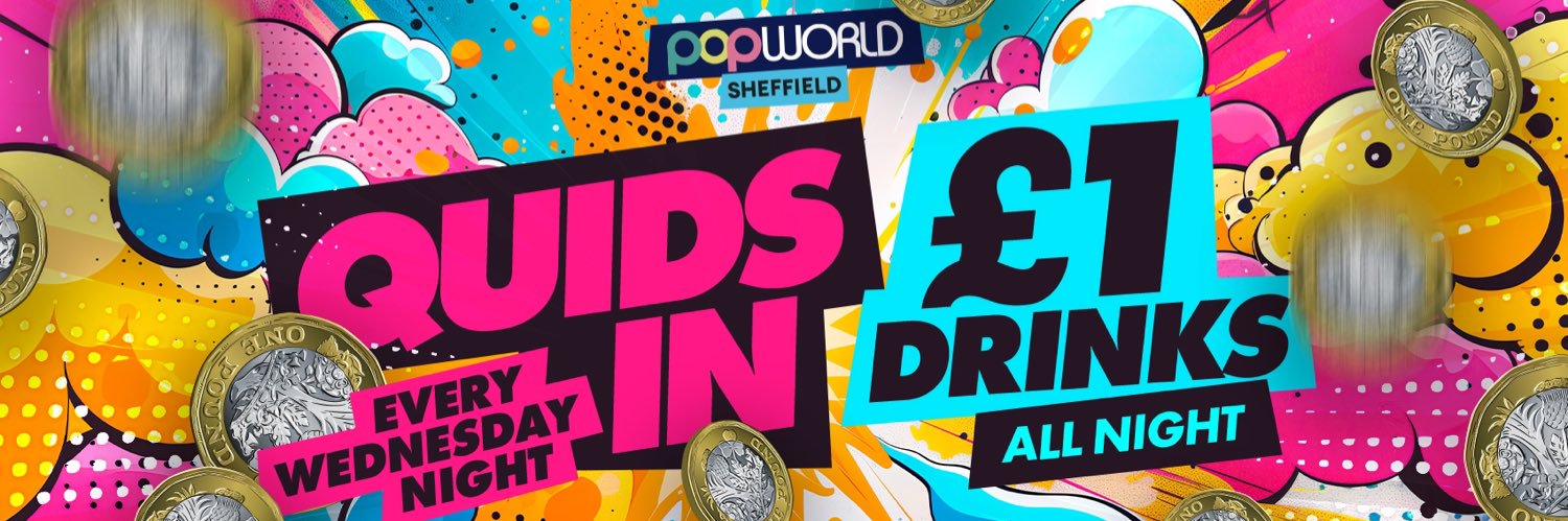 Popworld Sheffield banner