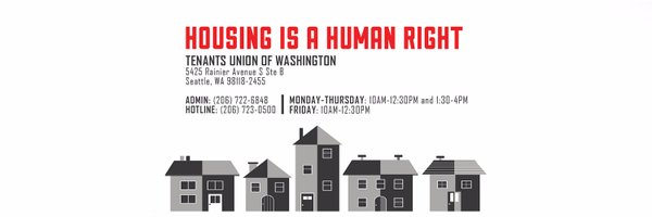 TenantsUnionWA Profile Banner