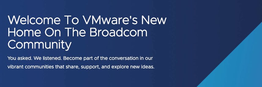 VMTN - Community Forums banner