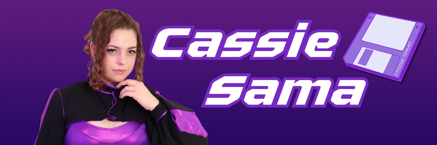 Cassie Sama 👾 STREAM BEYOND THE RACELINE banner