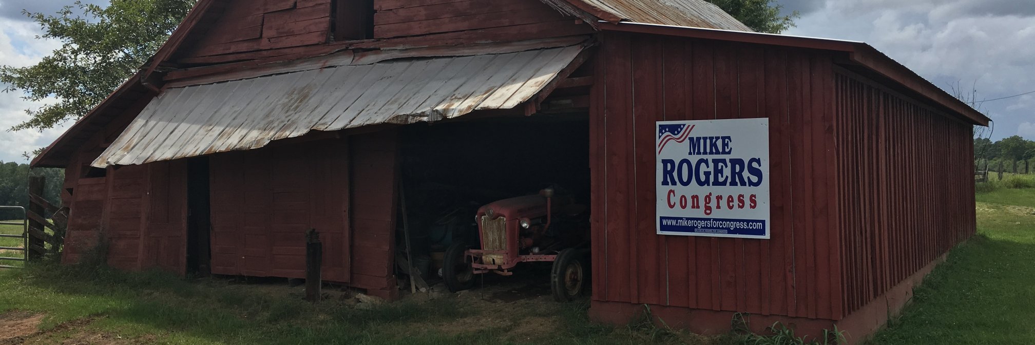 Mike Rogers Campaign banner