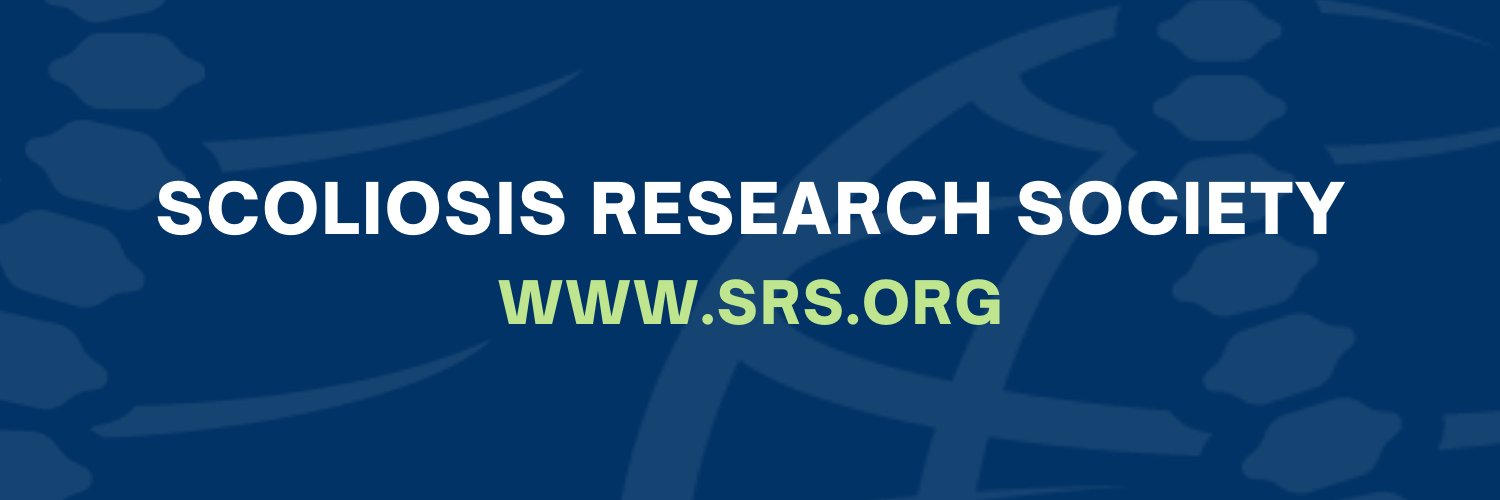 Scoliosis Research Society's banner