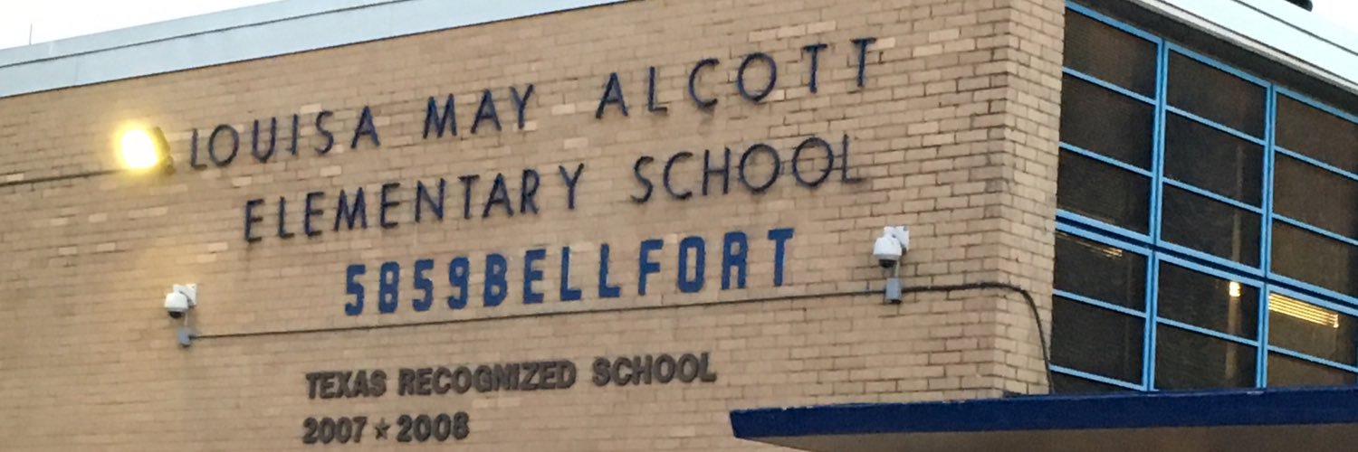 Alcott HISD banner