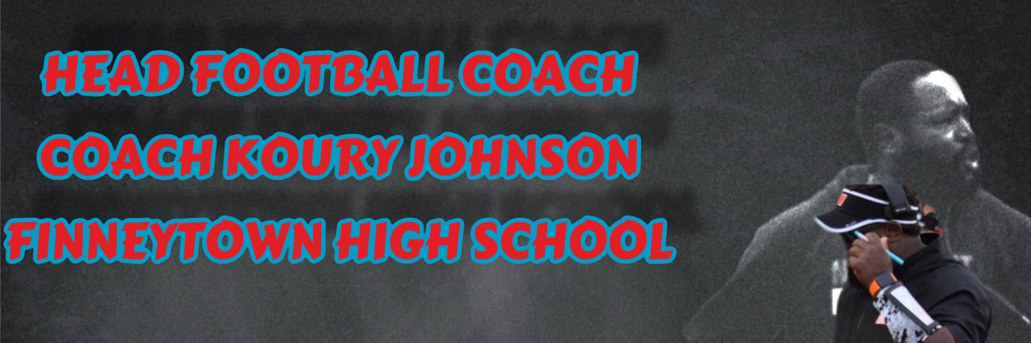 Coach Koury Johnson's banner