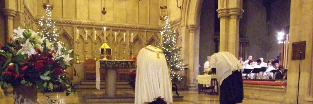 St Mary's Cadogan St banner