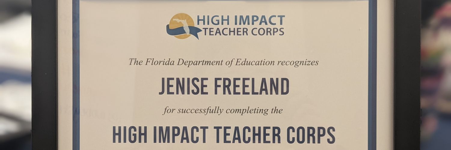 Mrs. Freeland banner