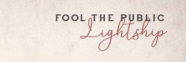 FOOL THE PUBLIC banner