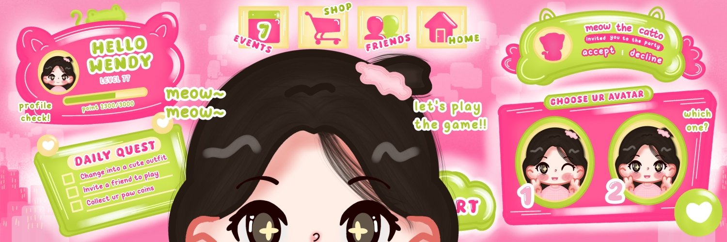 wendy the cat 😺 banner
