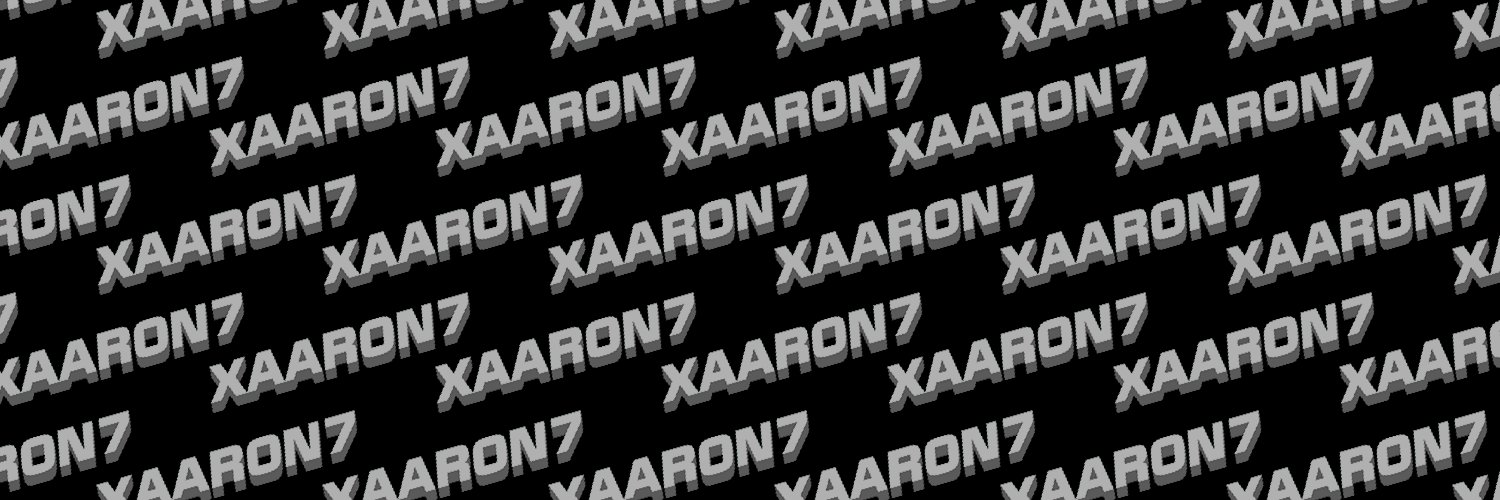 xAaron7L's profile banner image