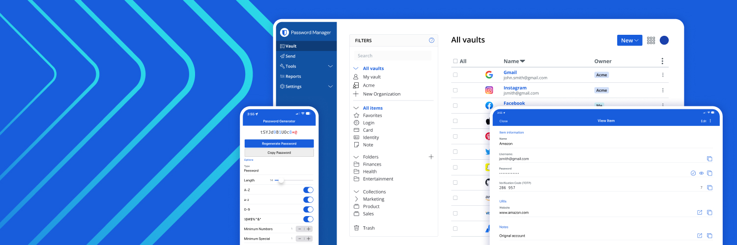 Bitwarden's banner
